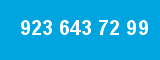923 643 72 99 923 643 72 99